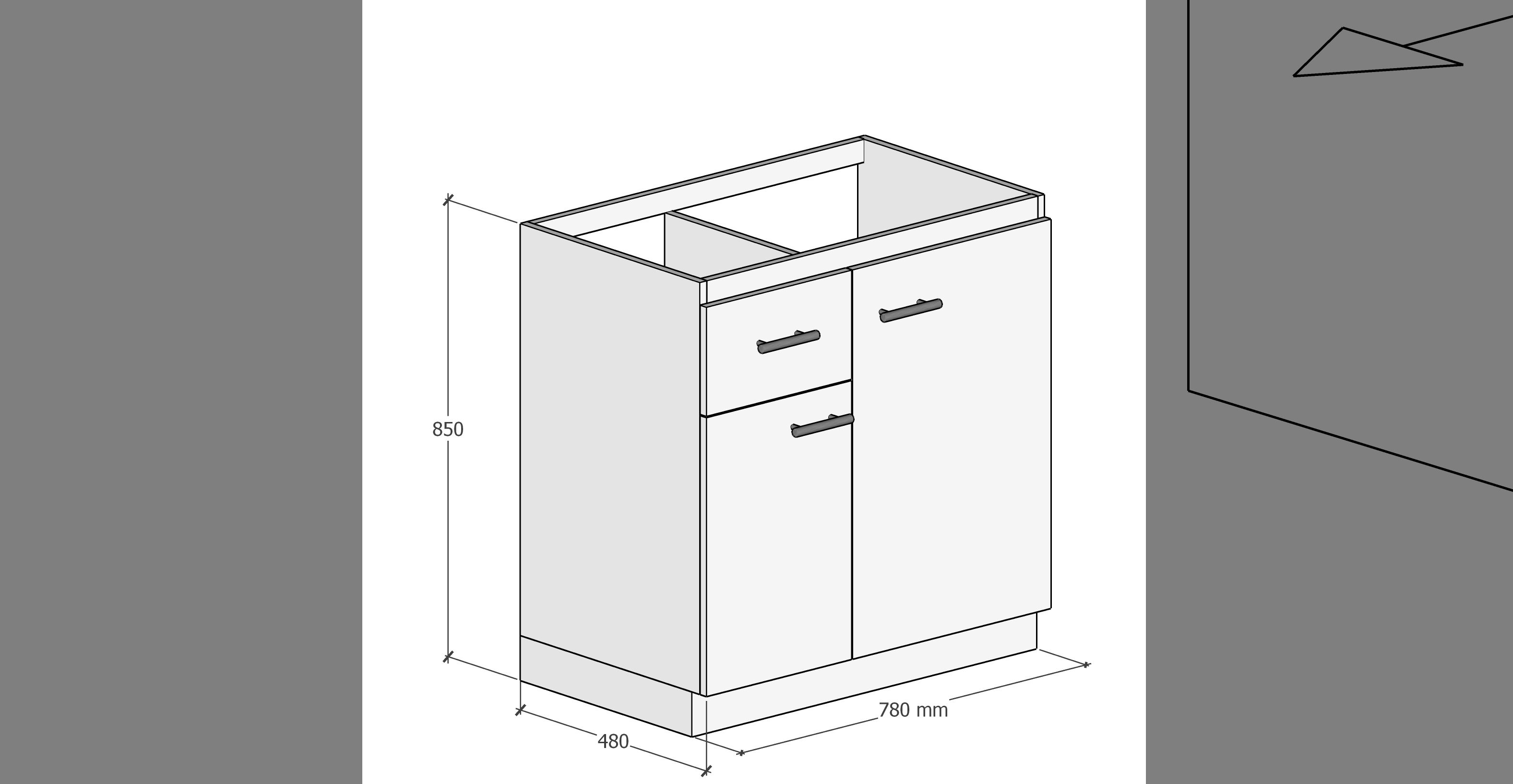 MUEBLE LAVAPLATO 2 PTAS 1CAJON IZQUIERDO ENTREGA ARMADO-2