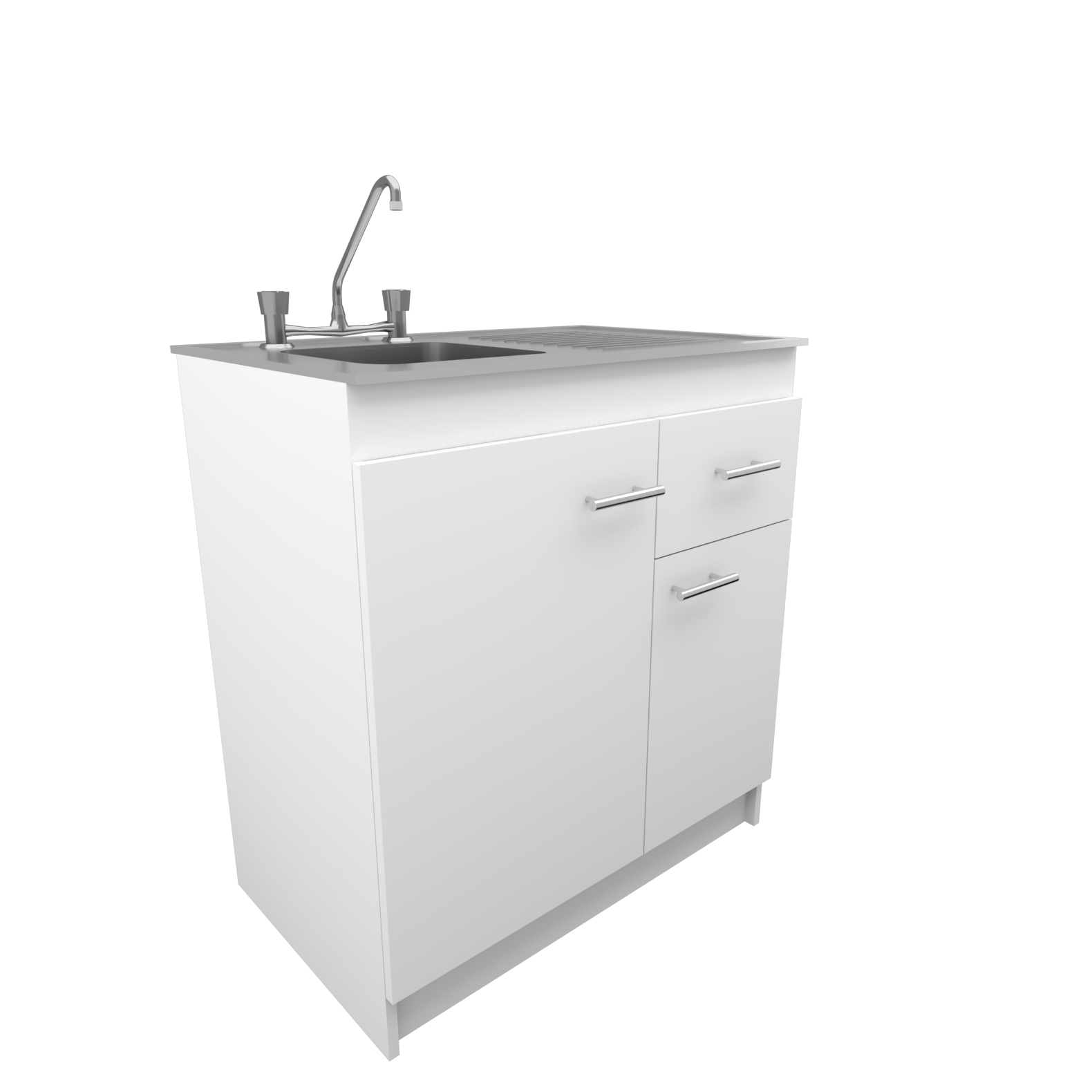 MUEBLE LAVAPLATO 2 PTAS 1 CAJON DERECHO ARMADO BLANCO-1
