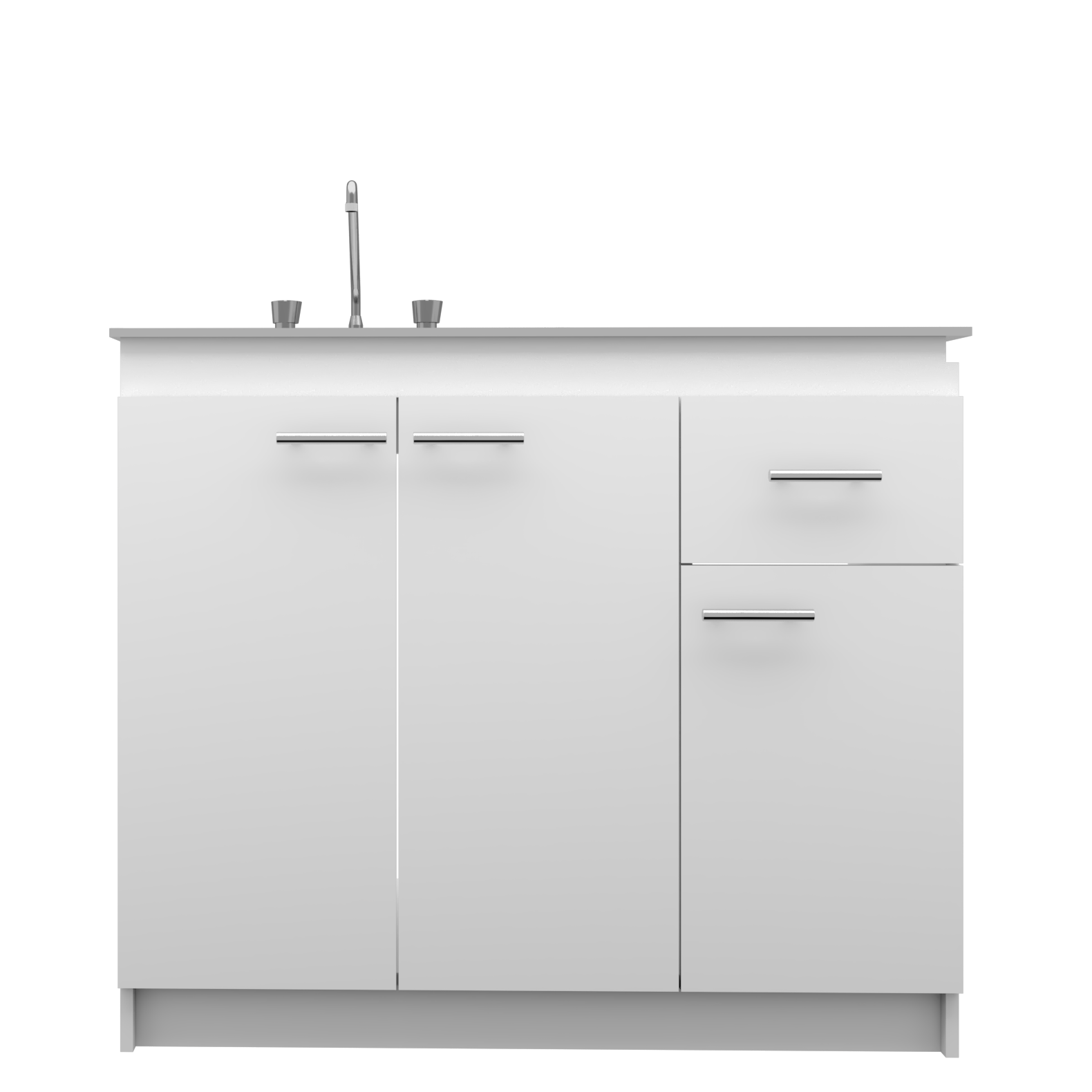 MUEBLE LAVAPLATO 3 PTAS 1 CAJON DERECHO ARMADO BLANCO-0