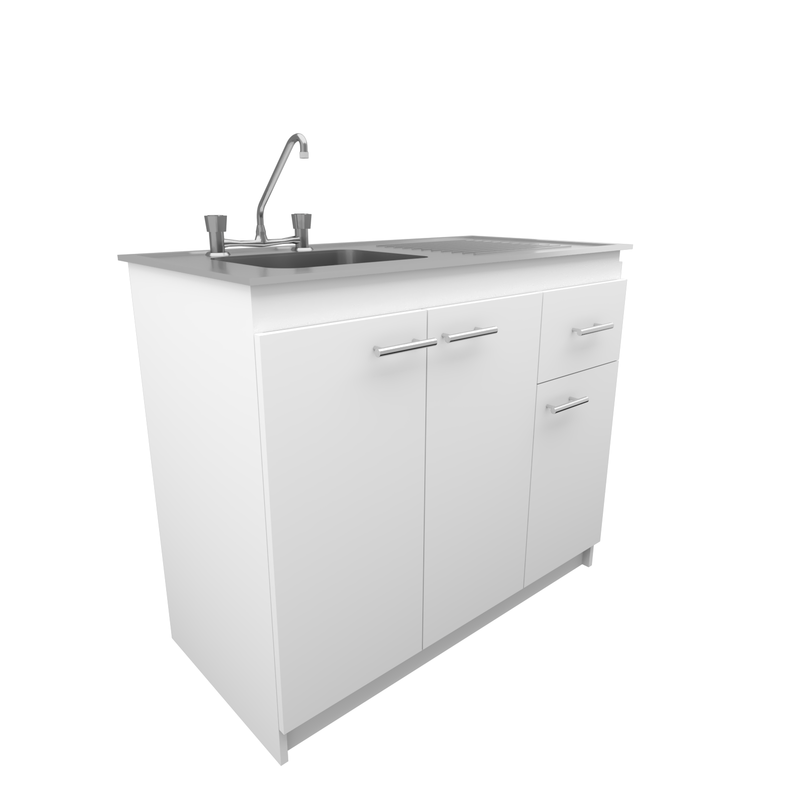 MUEBLE LAVAPLATO 3 PTAS 1 CAJON DERECHO ARMADO BLANCO-1