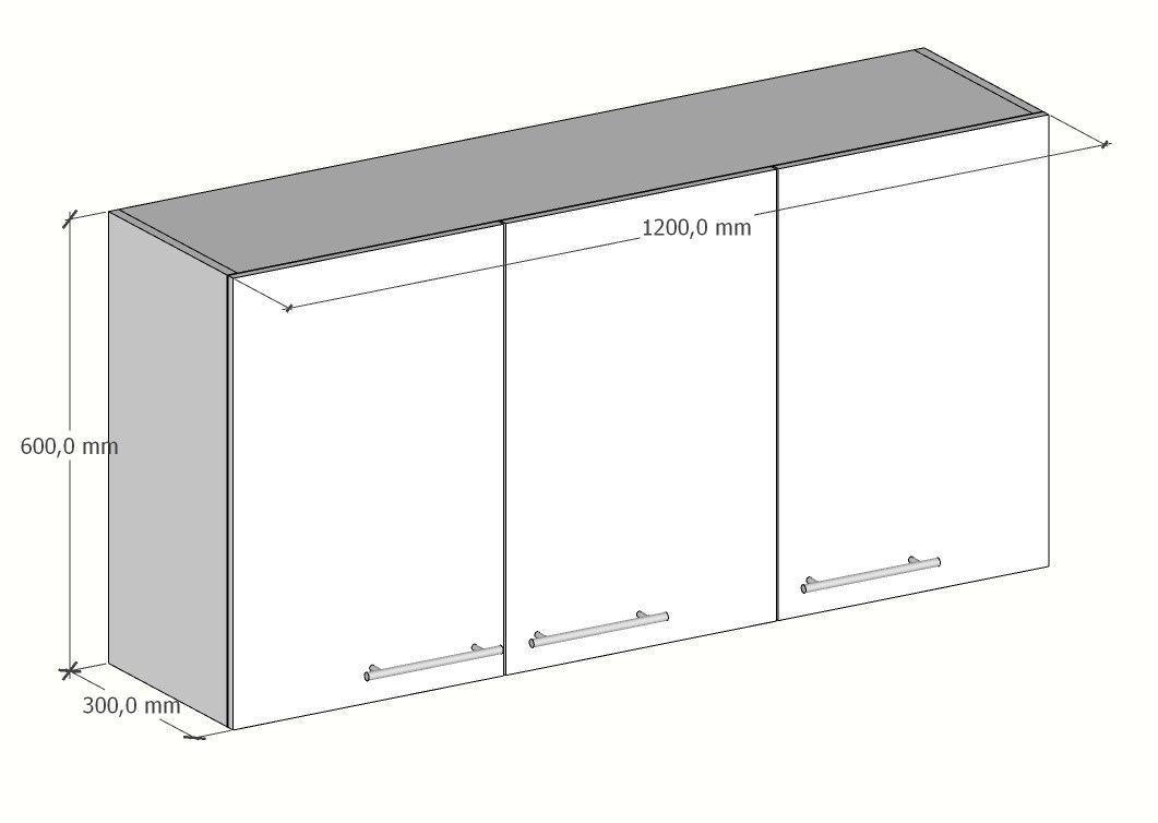 MUEBLE COCINA MODULAR 100% ARMADO AEREO 3 PUERTAS BLANCO-3