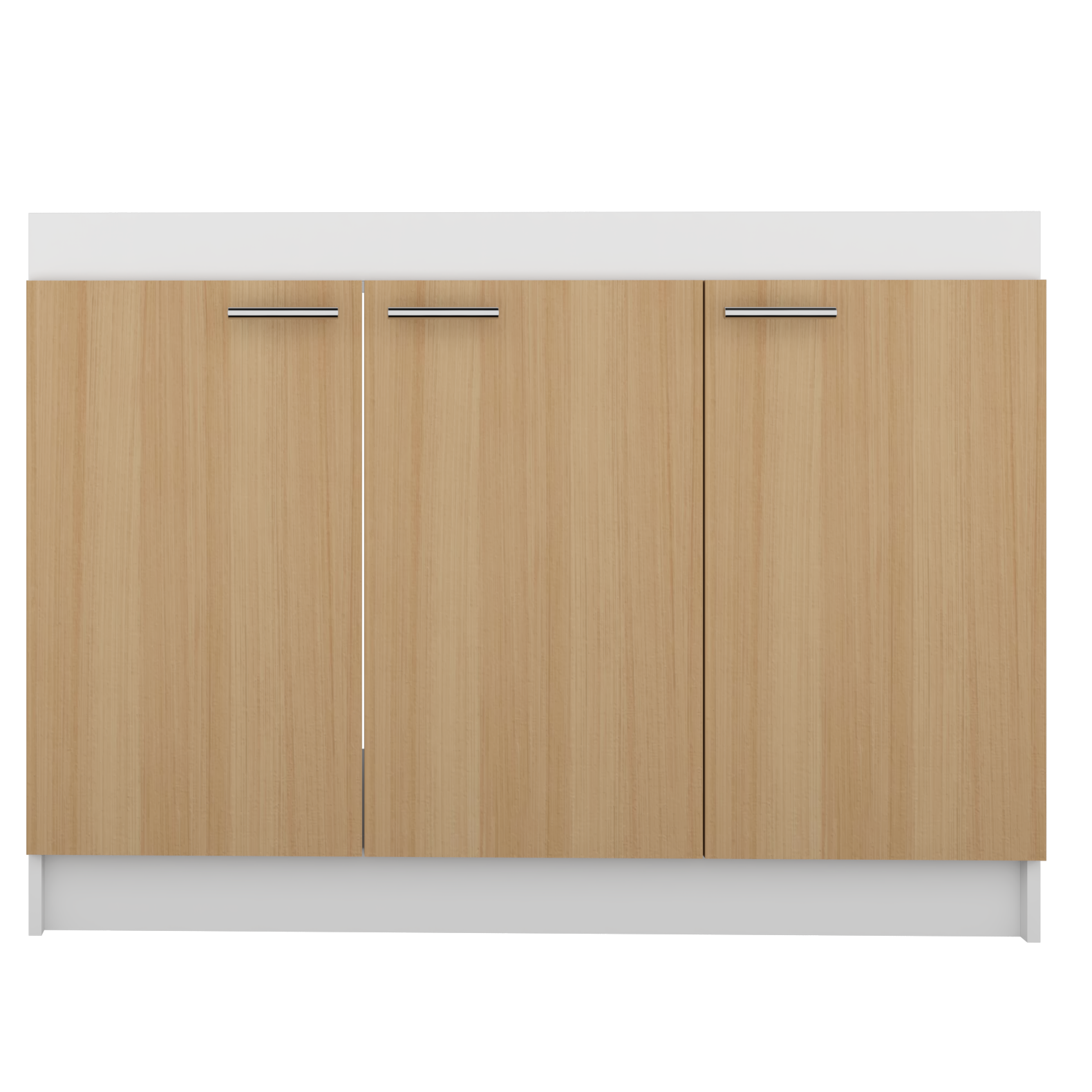 MUEBLE BASE LAVAPLATOS 3 PUERTAS ARMADO CAFE-0