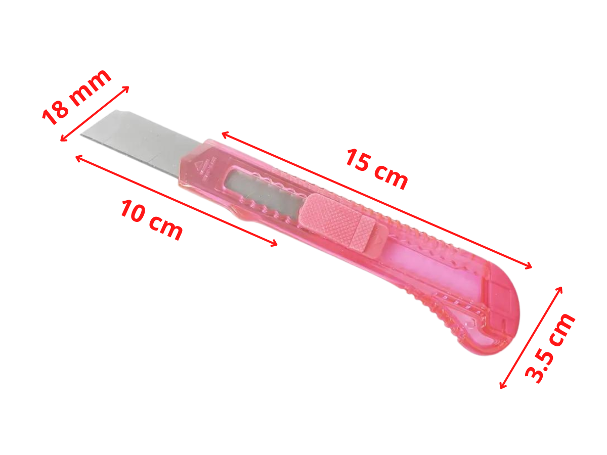 Cutter Corta Cartón De Uso Domestico Y Escolar-1