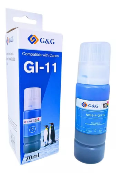 Pack 4 Tintas GI-11 Para Canon G2160 G3160 (4 Colores)-7