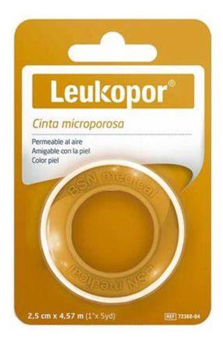 Leukopor 2.5 Cmx 4.5mt. Cinta Quirúrgica De Papel Color Piel-1