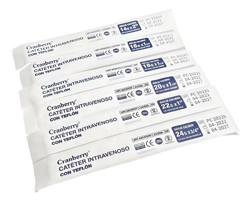 Catéter Intravenoso 16g X1 1/4 C/teflón Caja X 50u Cranberry-2