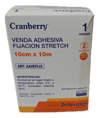 Venda Gasa Adhesiva Fijacion Stretch 10 Cm X 10 M Cranberry-1