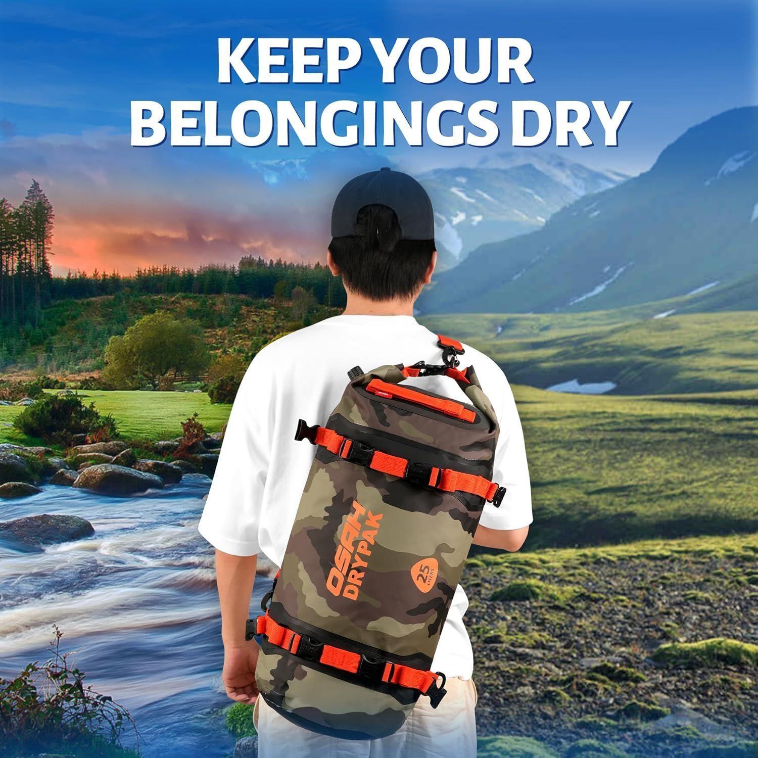 Bolso Seco Motocicleta Impermeable – Bolso de equipaje de con correas para asiento trasero-7