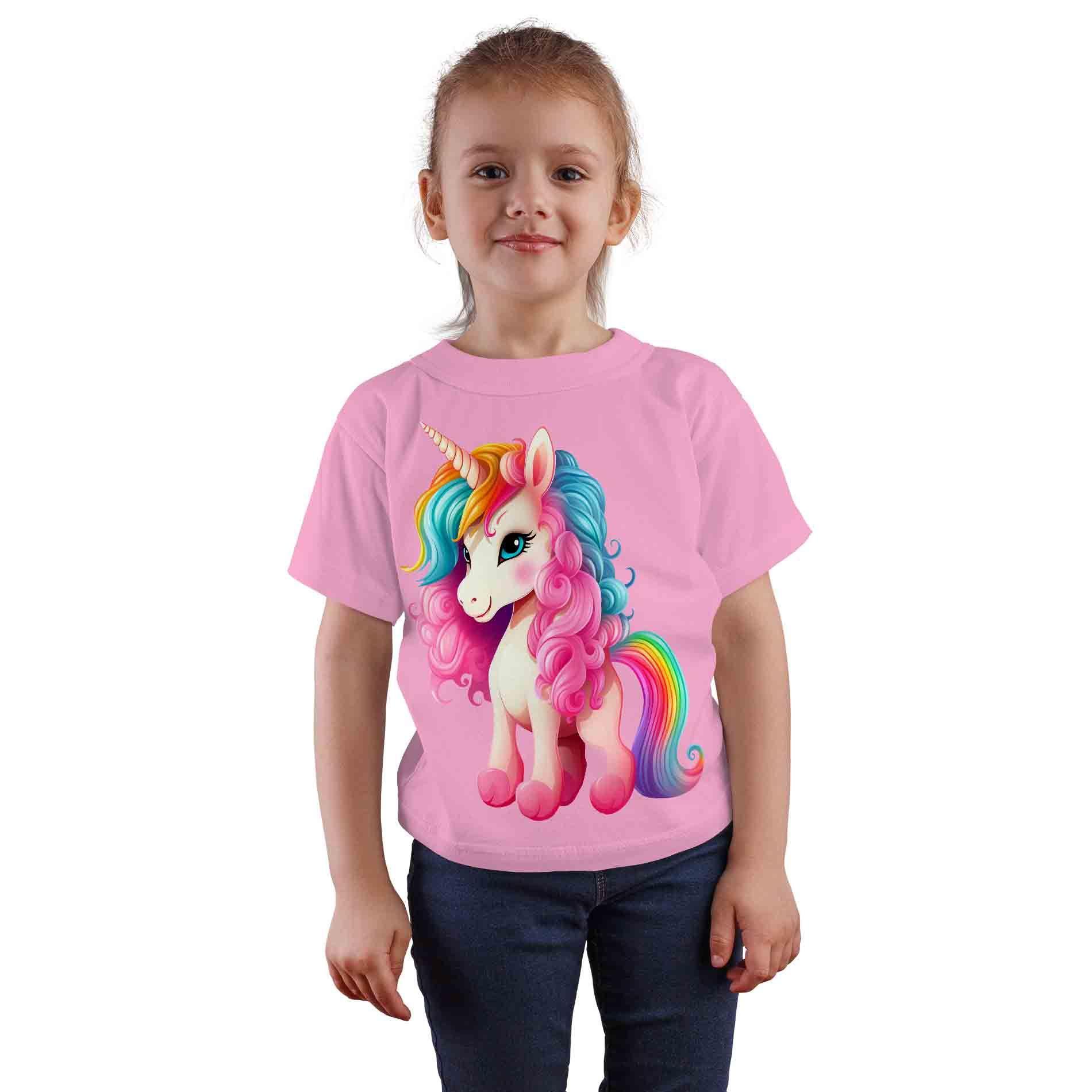 Polera Rosada Unicornio D6-0