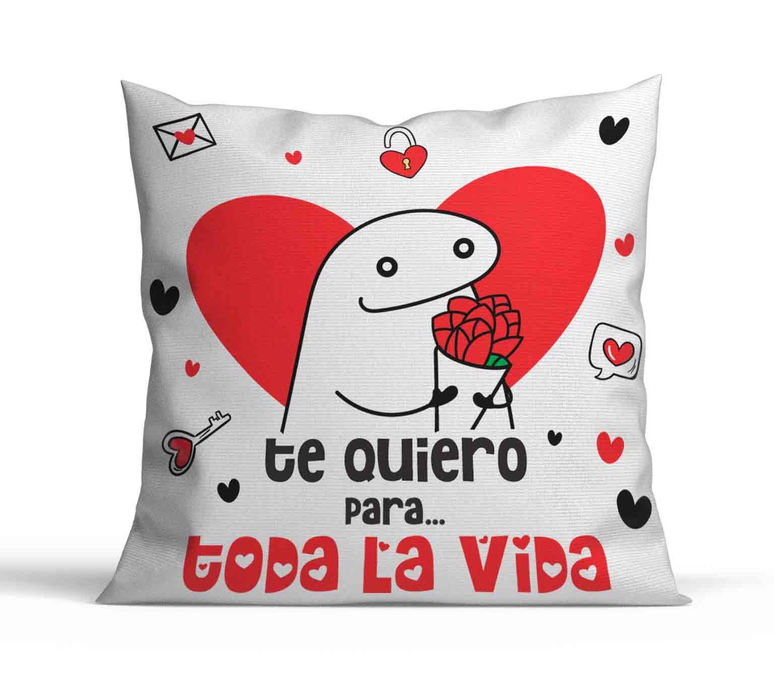 Cojín Flork Te quiero para toda la vida - San Valentin D2-0