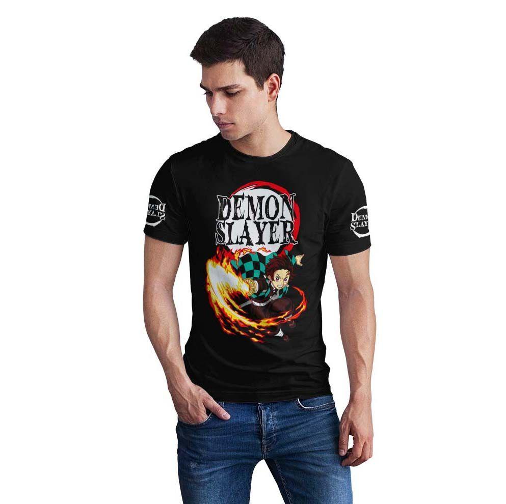 Polera Anime Tanjiro Demon Slayer / Kimetsu no Yaiba D3-0