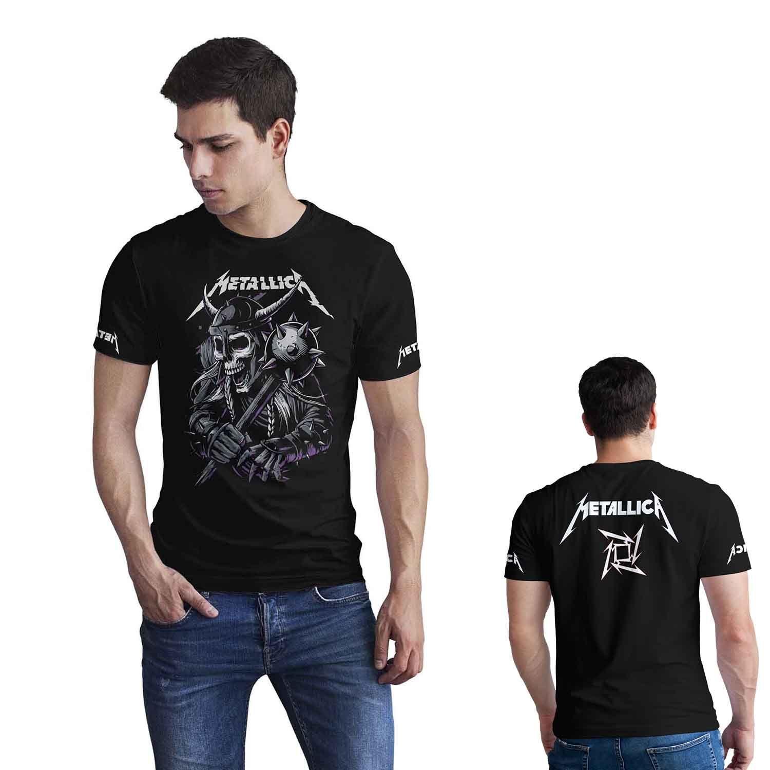 Polera Metalera Metallica D8-3