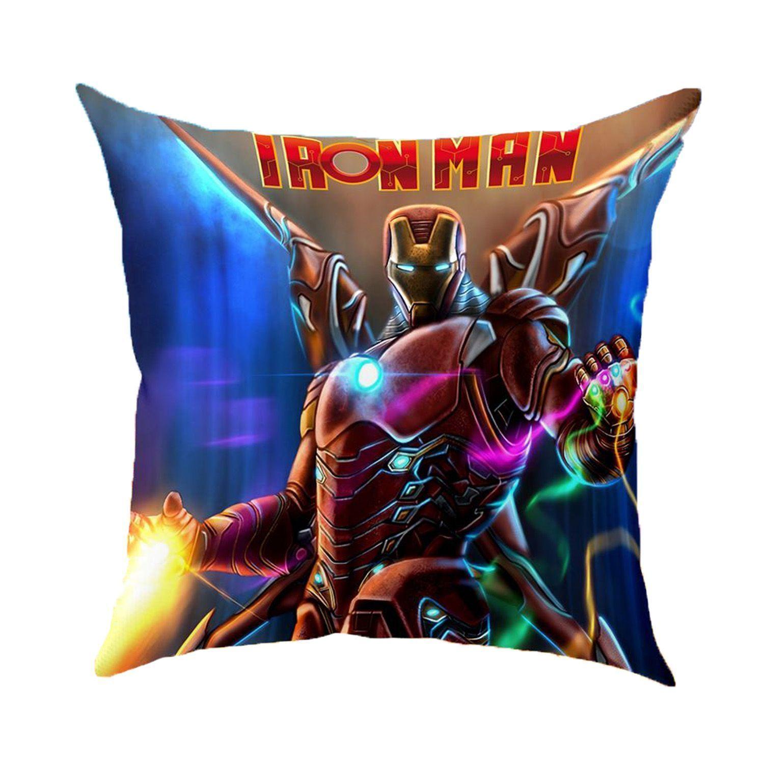 Cojín Decorativo Iron Man Diseño D2 30cm x 30cm-0