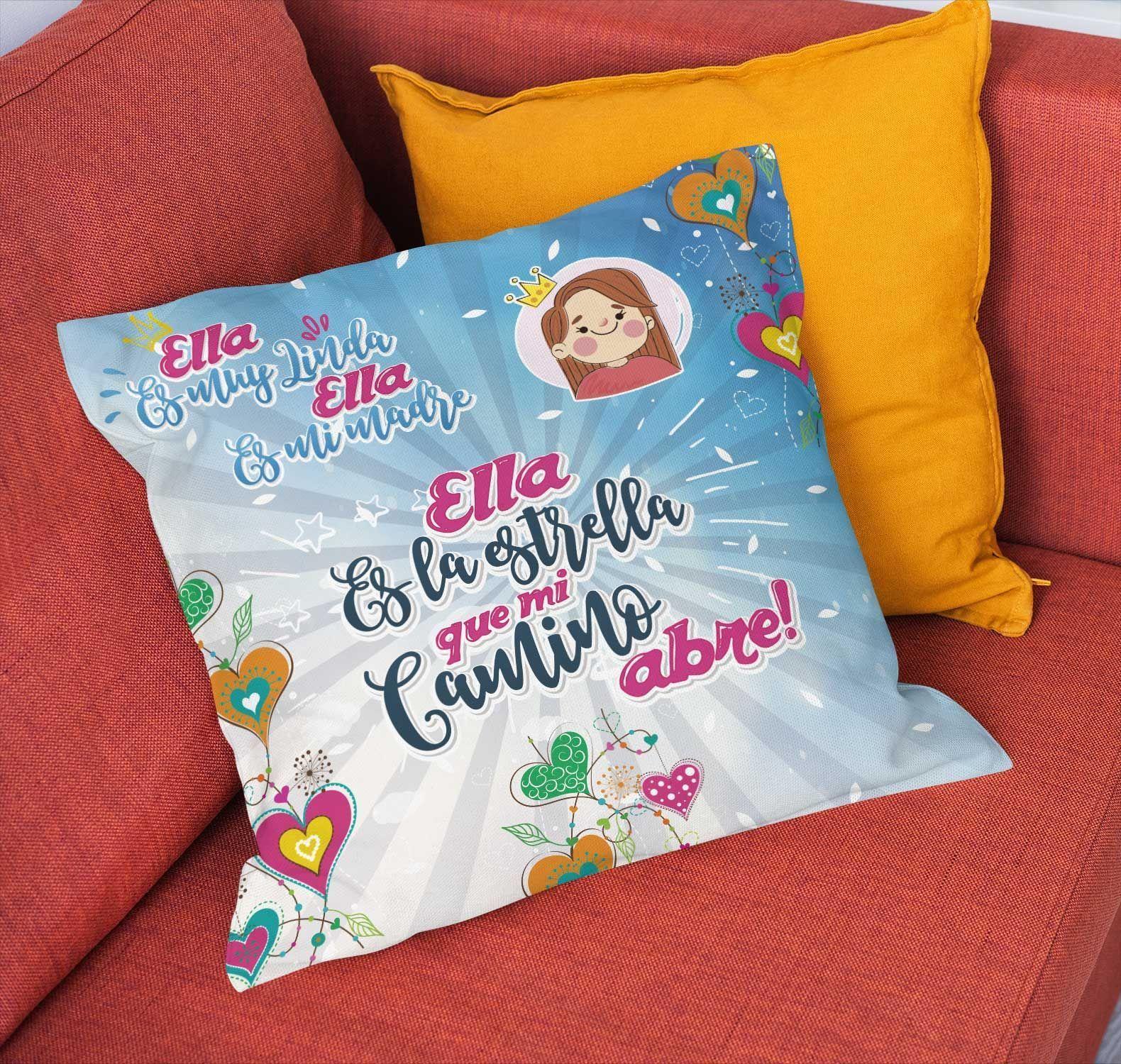 Cojín Decorativo Día de las Madre D3 40cm x 40cm-5