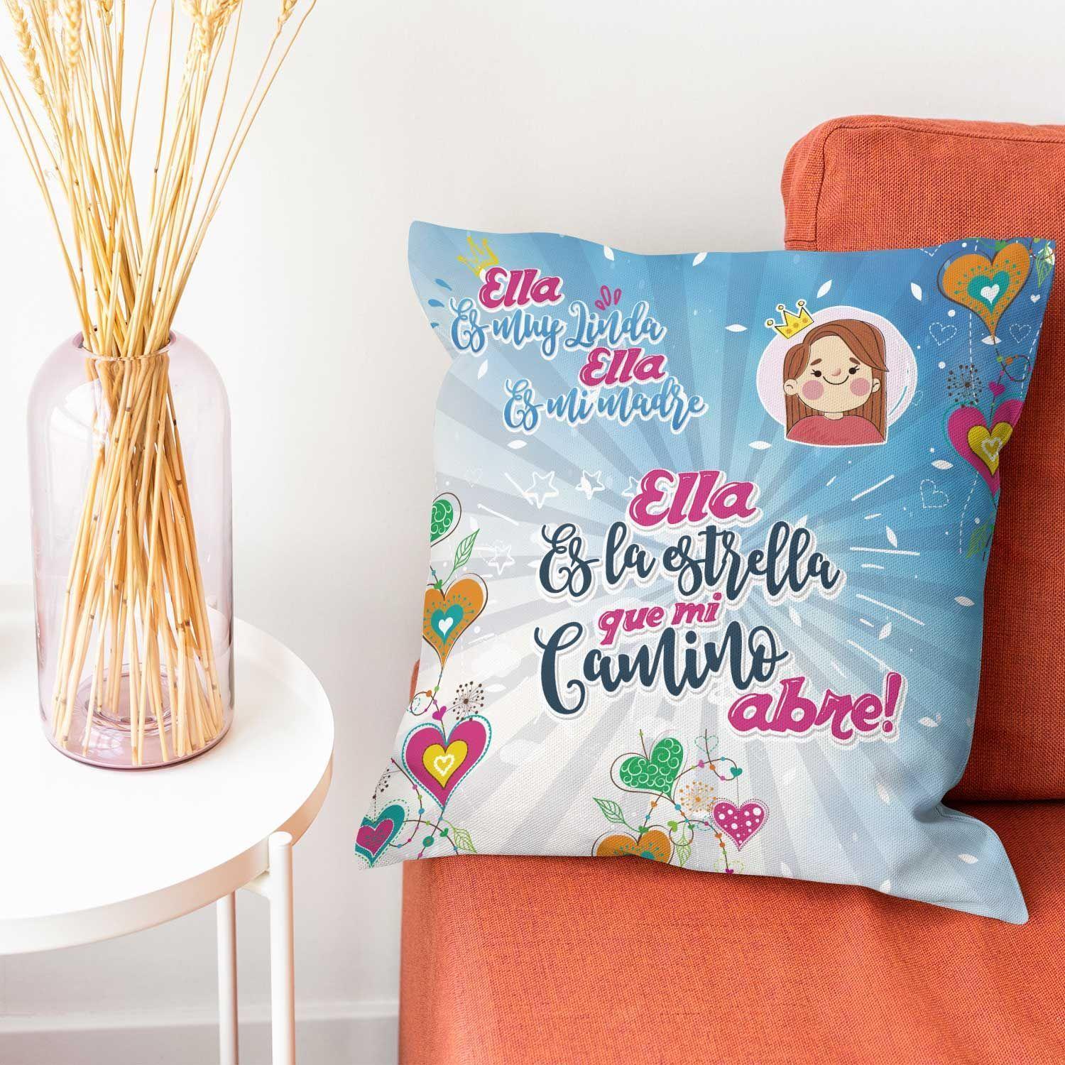 Cojín Decorativo Día de las Madre D3 40cm x 40cm-4