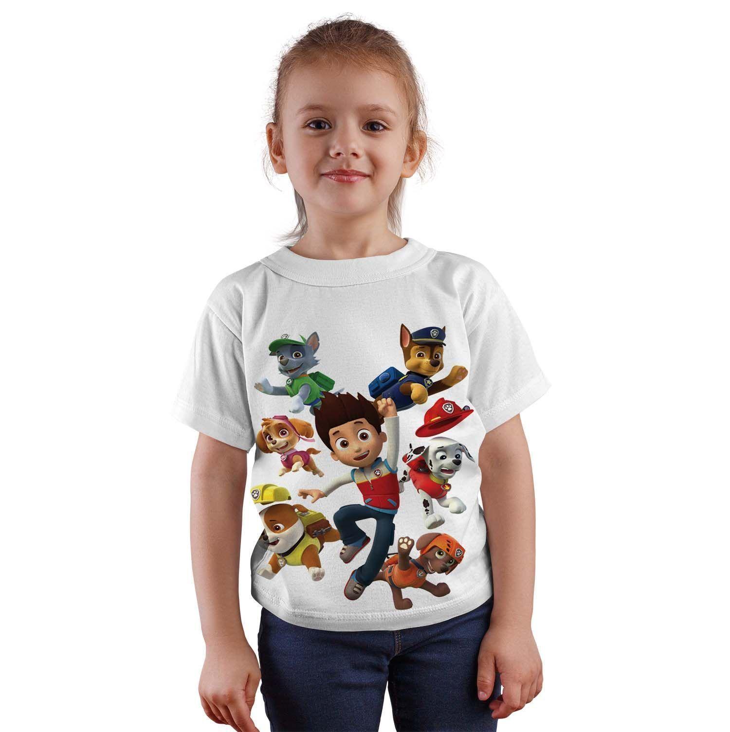 Polera Infantil Patrulla Canina - Paw Patrol D7-0