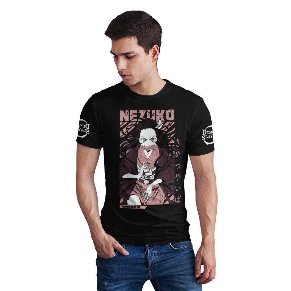 Polera Anime Nezuko Demon Slayer / Kimetsu no Yaiba D5-0