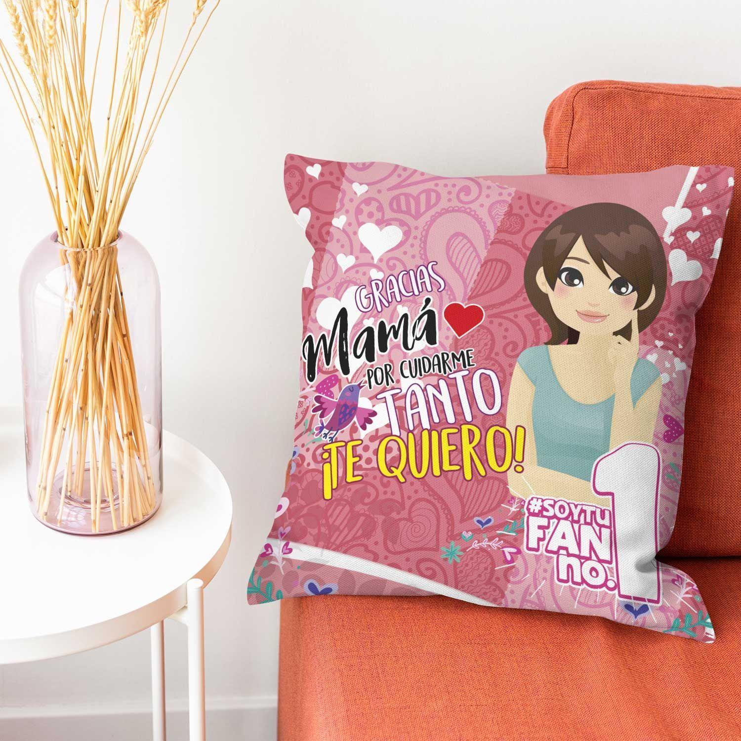 Cojín Decorativo Día de las Madre D6 40cm x 40cm-2