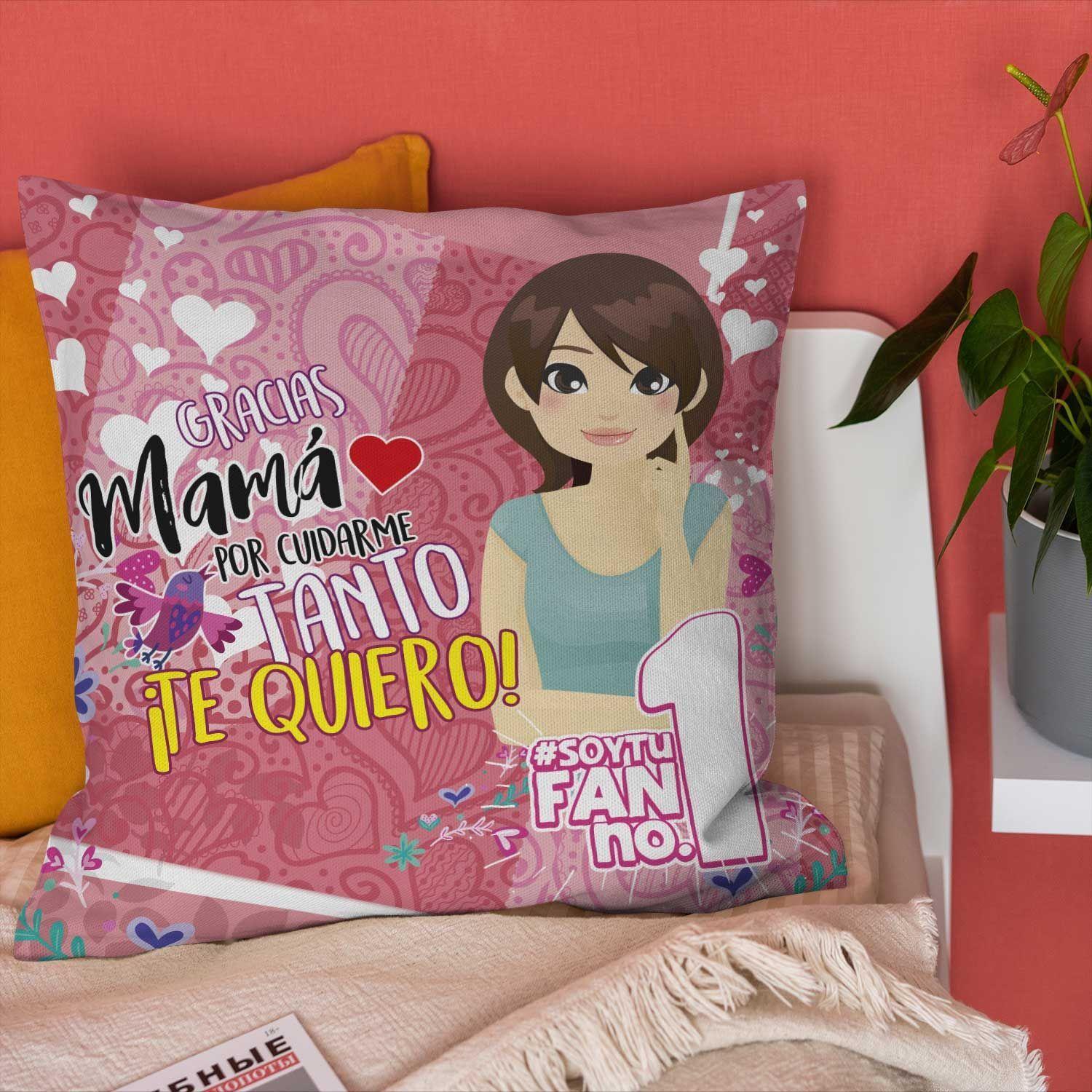 Cojín Decorativo Día de las Madre D6 40cm x 40cm-3