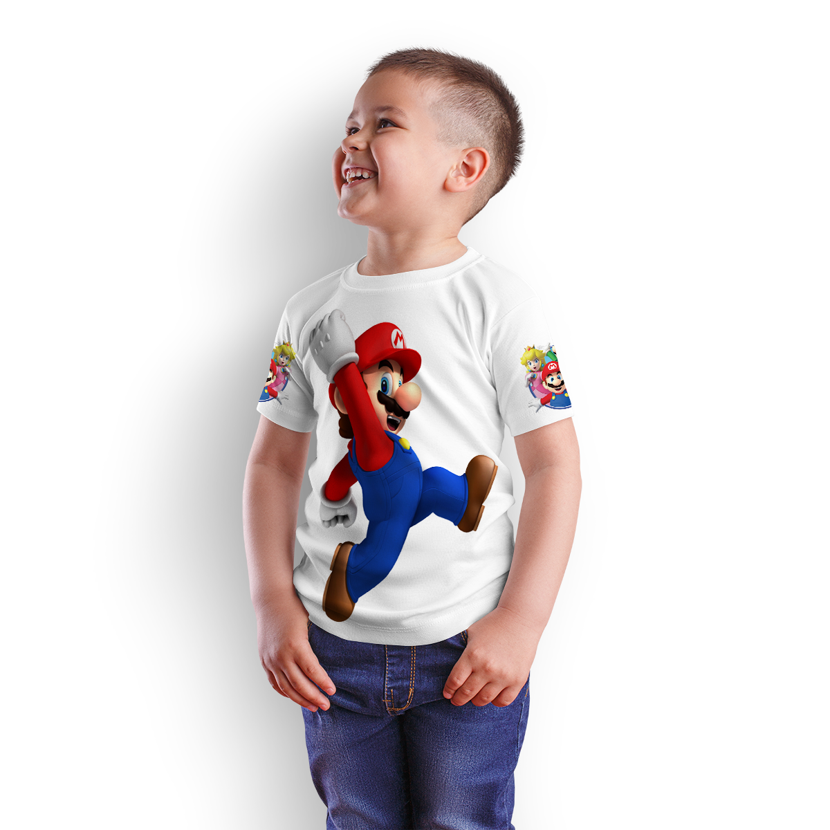 Polera Juvenil Super Mario Bros D3-0