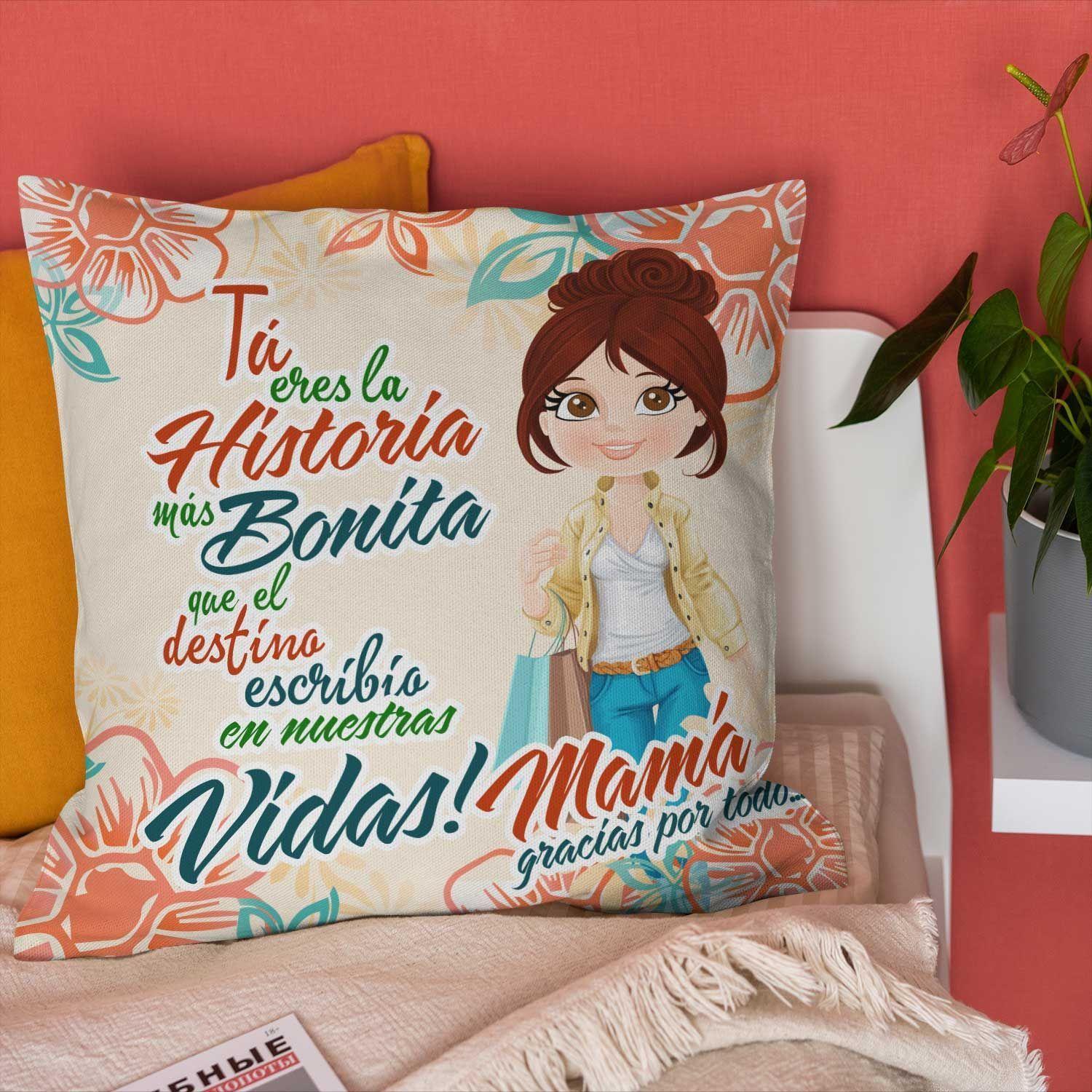 Cojín Decorativo Día de la Madre D2 (40cm X 40cm)-4