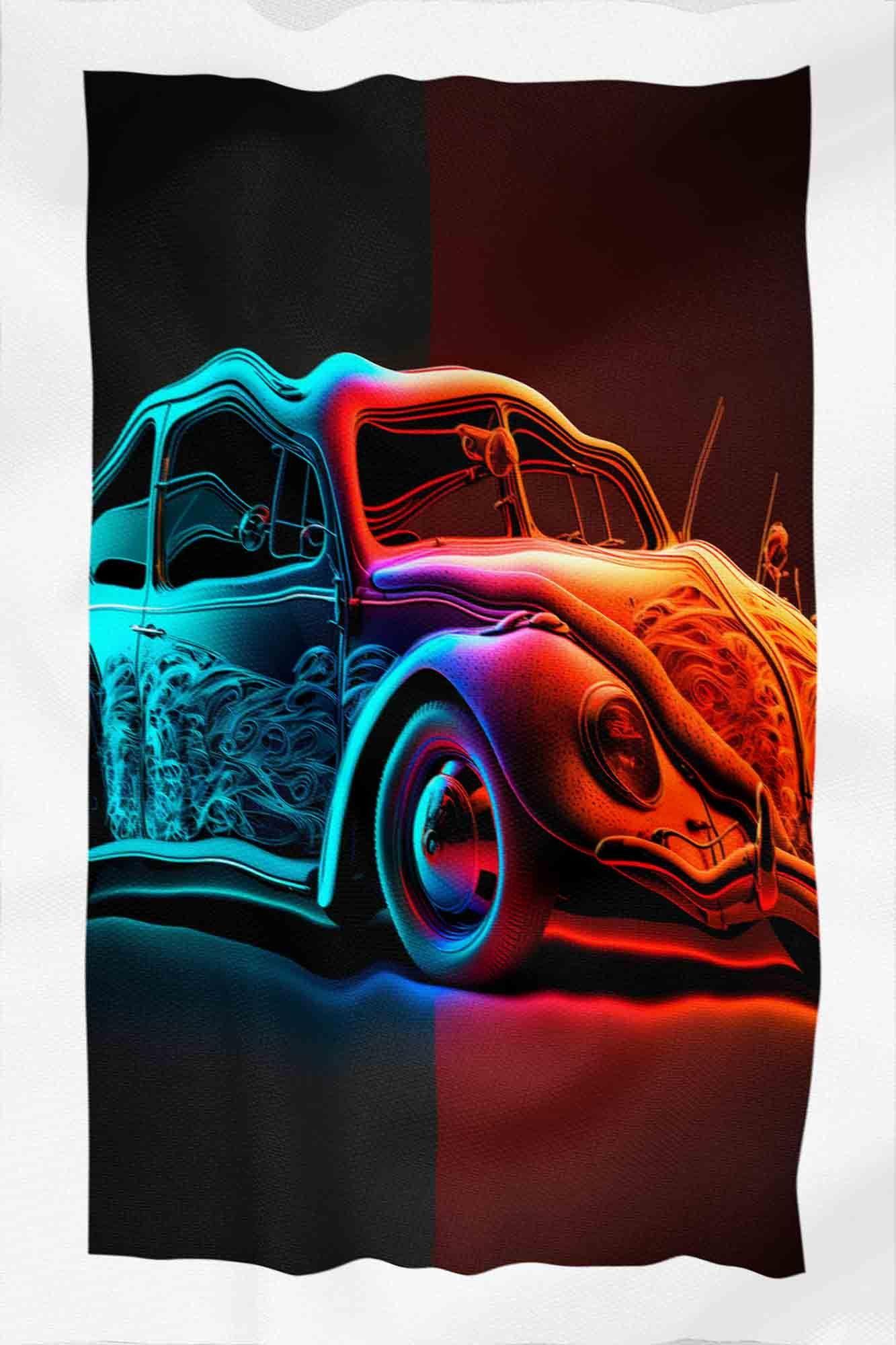 Tela Impermeable Estampada Carros D39 50cm x 70cm-2