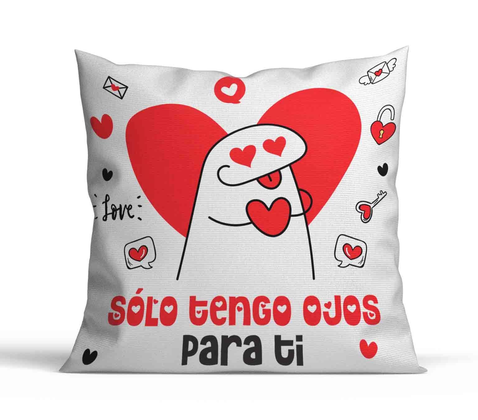 Cojín Flork Solo tengo ojos para ti - San Valentin D5-0