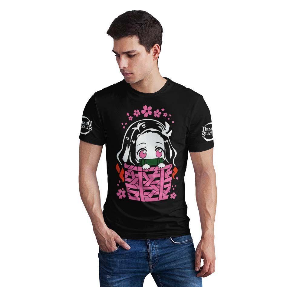 Polera Anime Nezuko Demon Slayer / Kimetsu no Yaiba D2-0