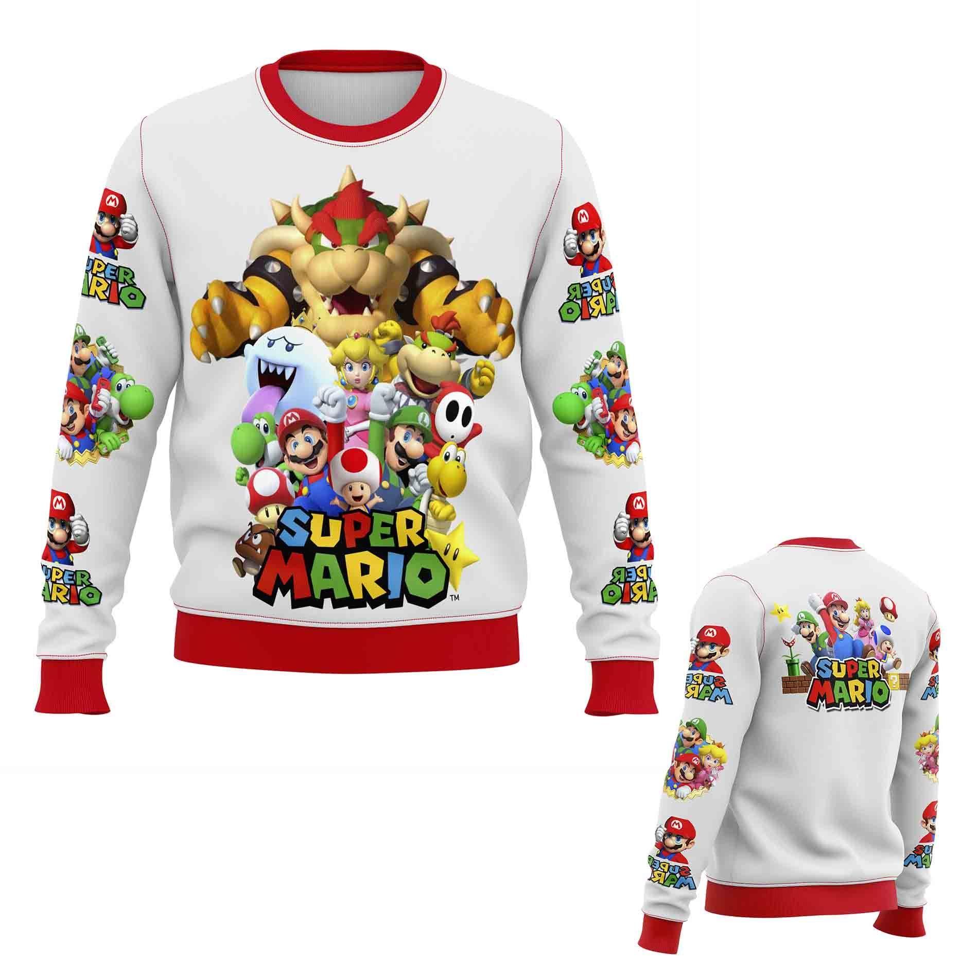 Polerón Juvenil Super Mario Bros  D10-3