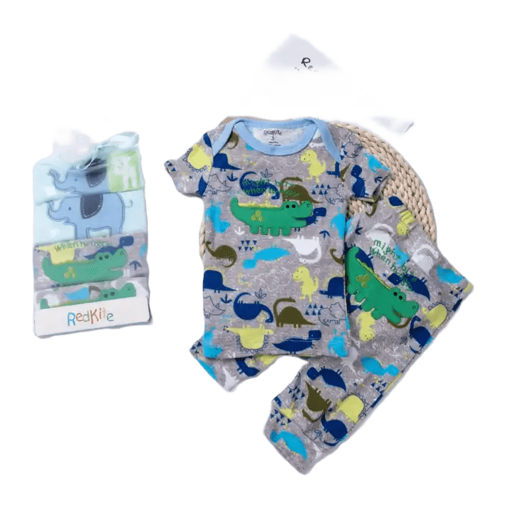 Set 2 Conjuntos Pijamas Bebes Manga Corta. Modelos Surtidos-2