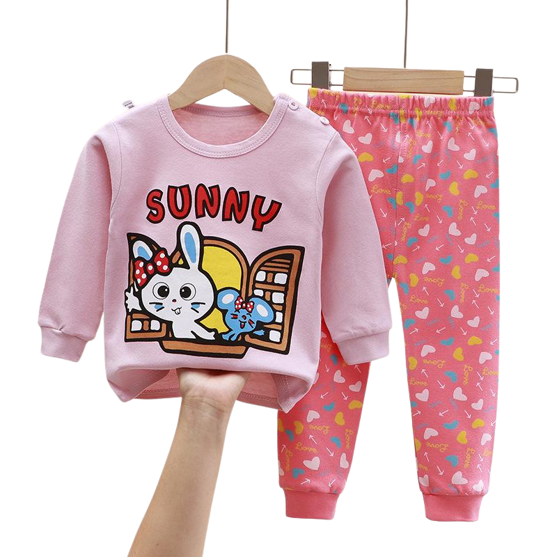Pijama niña 100% algodón. Entre 1 y 5 años-0