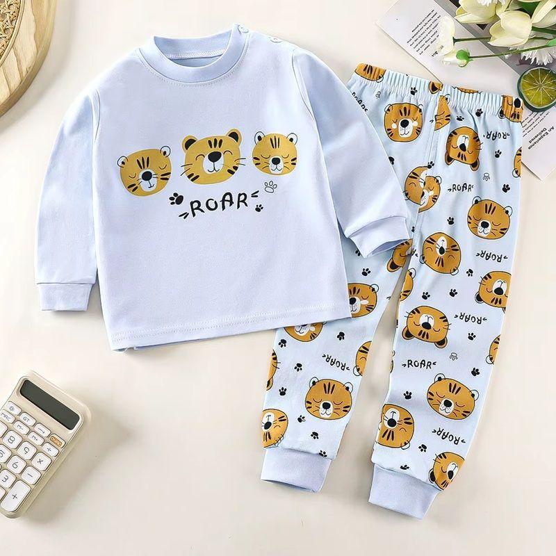 Pijama Leoncitos para Niños Y Bebés 100% Algodón-1