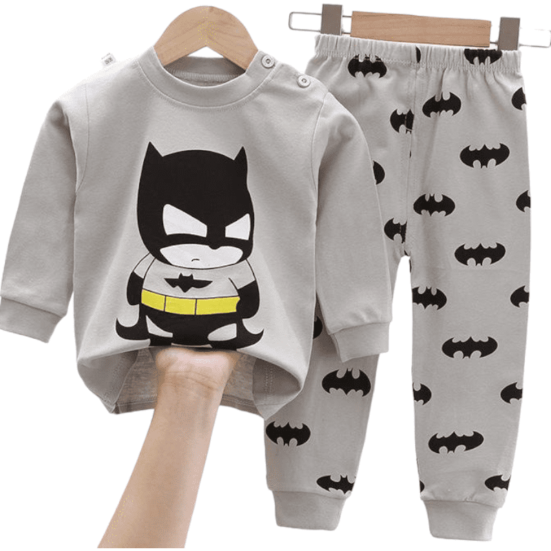 Pijama Batman Para Niñas Y Bebés 100% Algodón Hipoalergénico-0