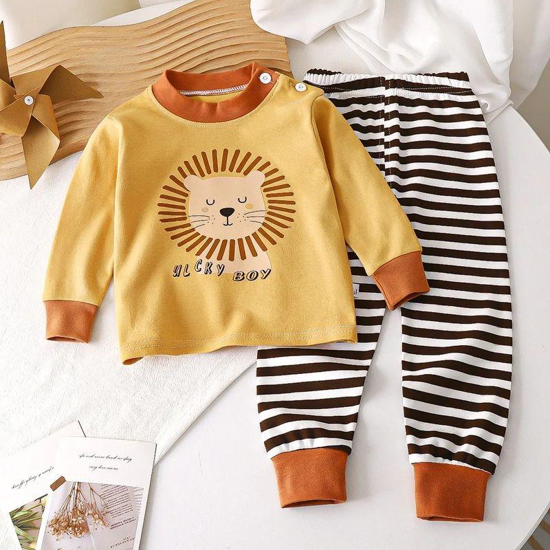 Pijama Leoncito para Niños Y Bebés 100% Algodón-2