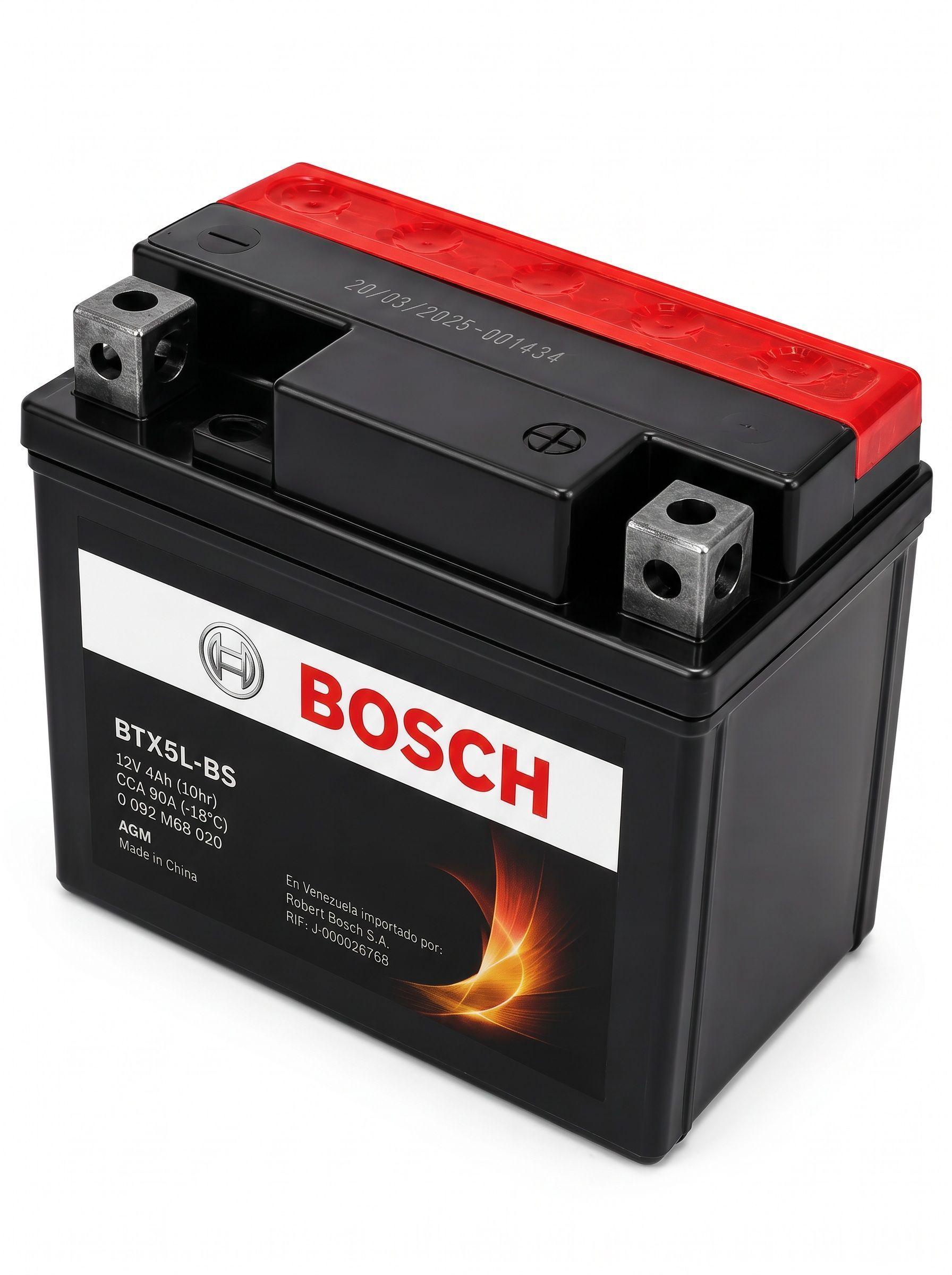 Bateria Bosch AGM BTX5L BS 12V 4Ah YTX5L BS-2