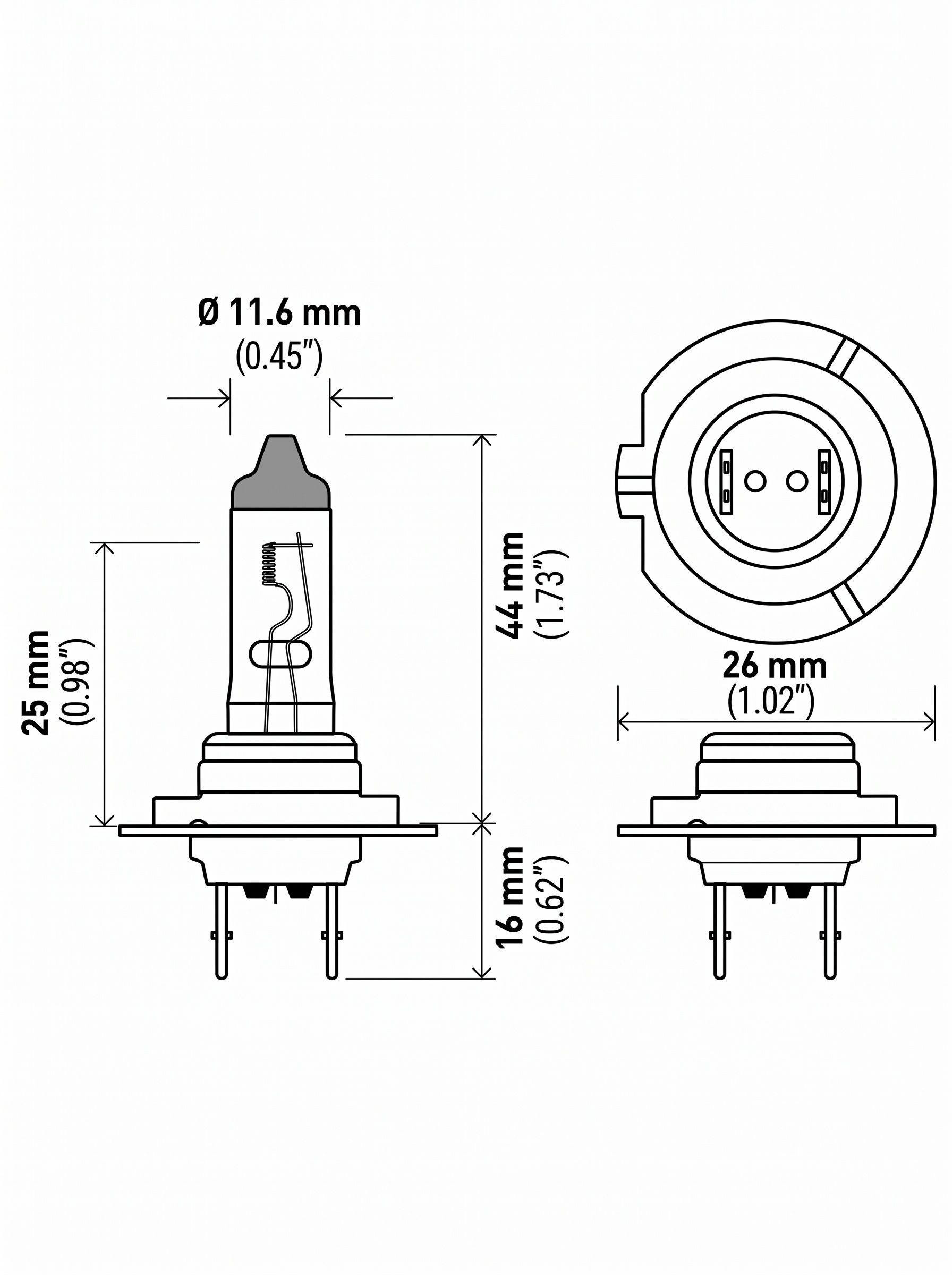 Bosch Ampolleta H7 Eco 12V 55W PX26d-3