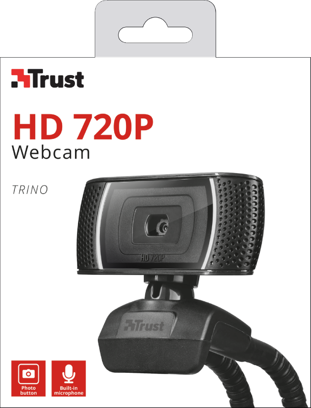 Webcam Trust Trino Hd 720p Negro-3