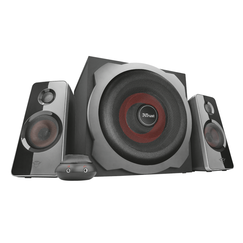 Parlante Subwoofer Trust Tytan 2.1 Gxt 38 Ultimate Bass Negro-1