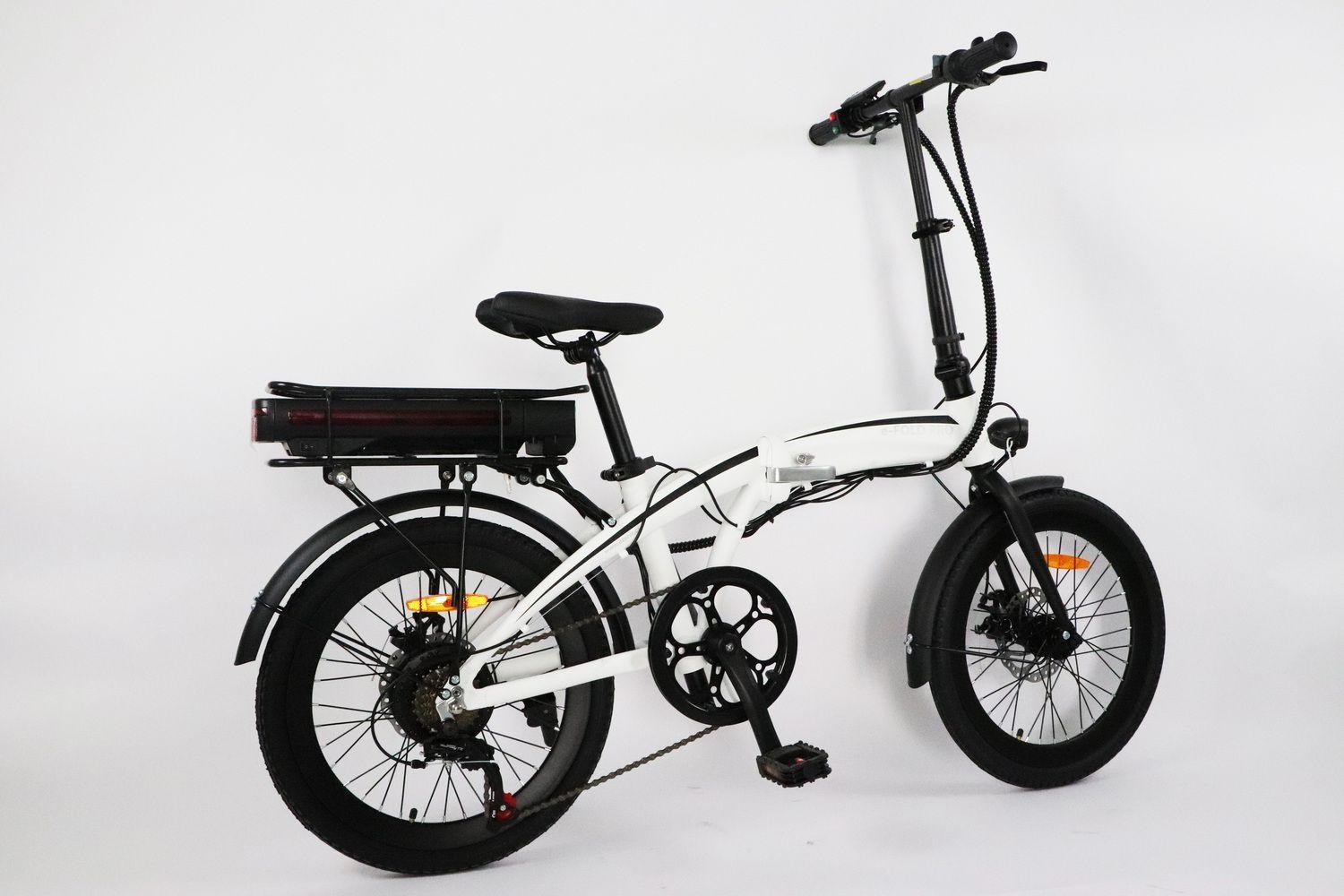 Bicicleta eléctrica plegable Ebicis EFOLD Pro White-7