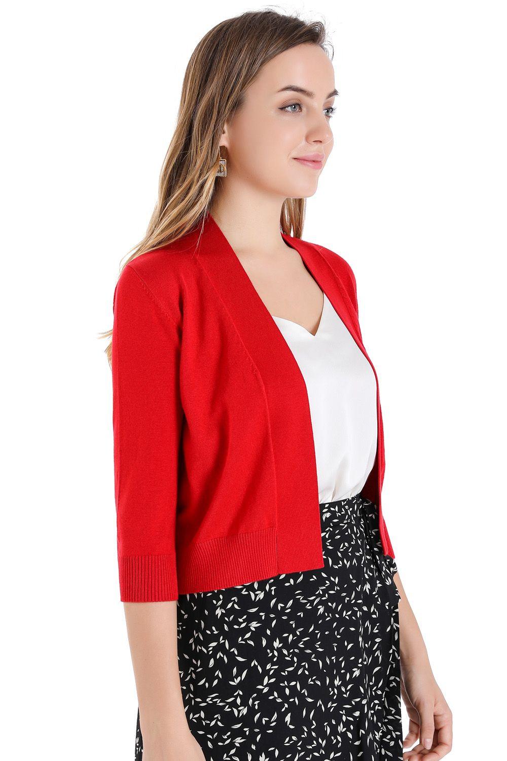 Bolero Liso Rojo Nicopoly-0