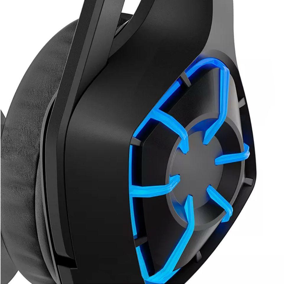 Audífono Gamer USB  Micrófono y Luz RGB GS-1000-3