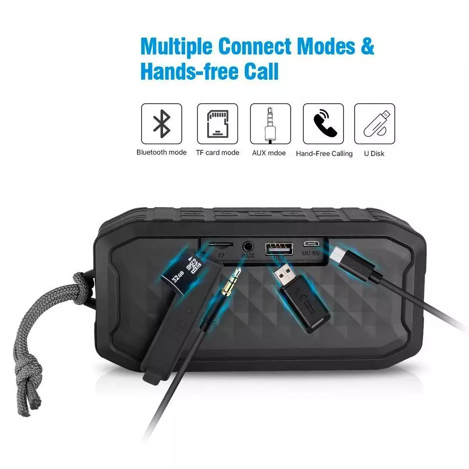 Parlante Bluetooth Outdoor Negro-1