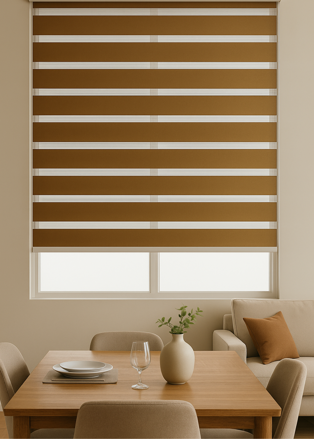 Cortina Roller Duo 105x220 Madera-2