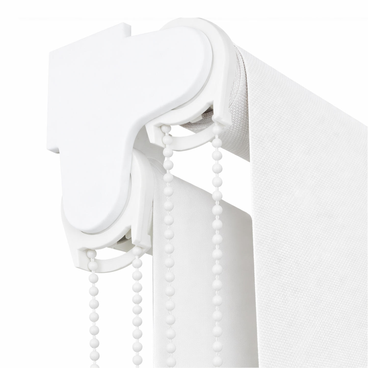 Cortina Roller Doble Blackout / Sunscreen Blanco 165X240-3