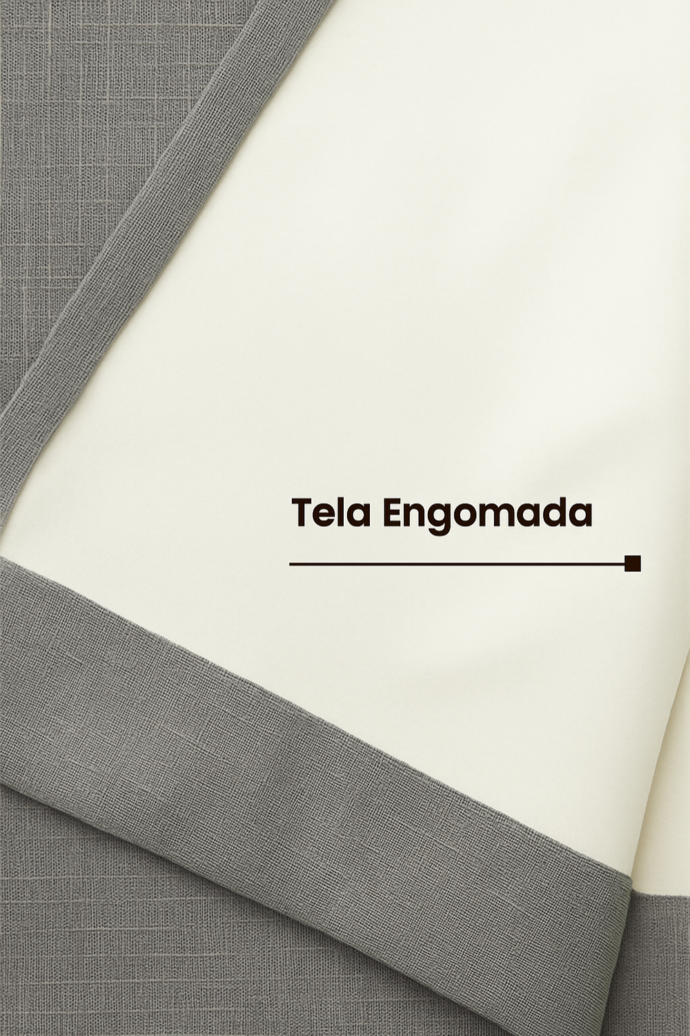 Pack 2 Cortina Blackout Lino 140x220cm Gris Claro-3