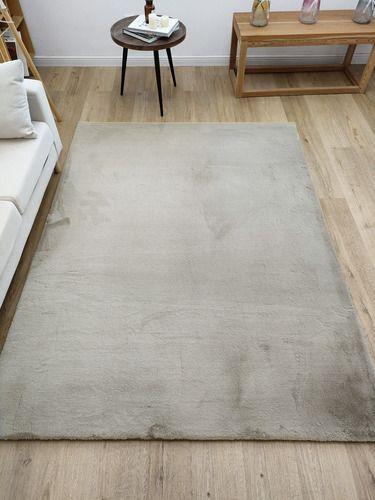 Alfombra Peluda Extra-suave Timmy Suave Color Taupe 150x200-1