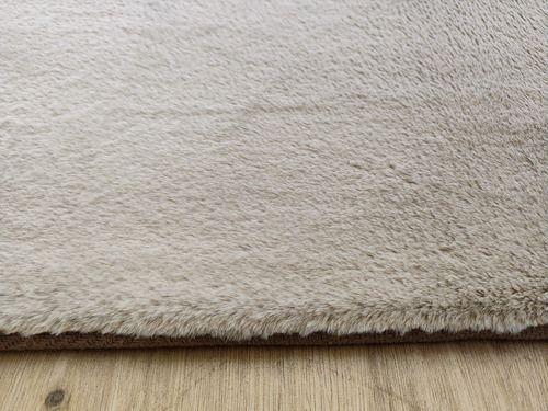 Alfombra Peluda Extra-suave Timmy Suave Color Taupe 150x200-5