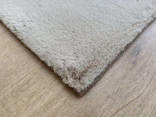 Alfombra Peluda Extra-suave Timmy Suave Color Taupe 150x200-6