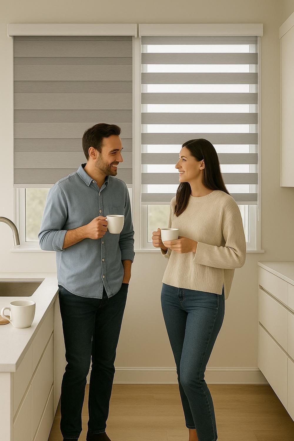 Cortina Roller Duo 090x160 Gris-5