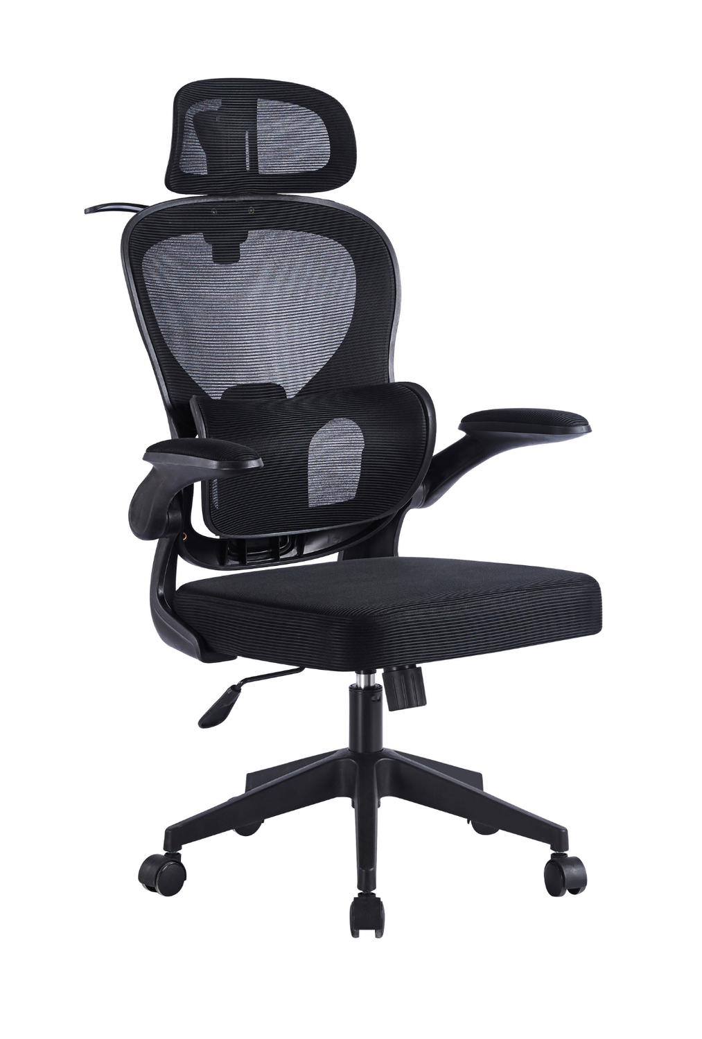 Silla Ergonomica de Oficina para Escritorio Negra-4